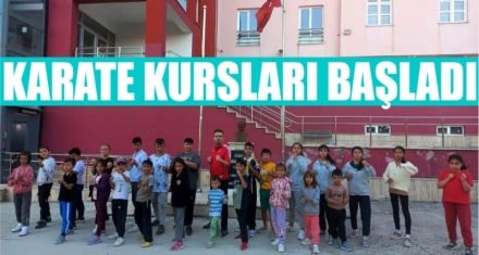 KIBRISCIK'TA KARATE KURSU BAŞLADI