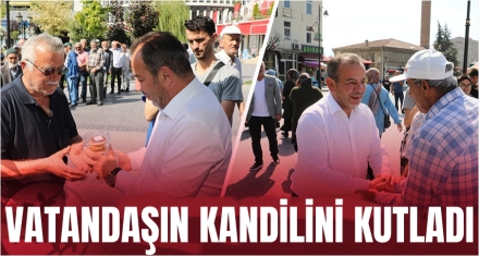 ÖZCAN VATANDAŞIN KANDİLİNİ KUTLADI