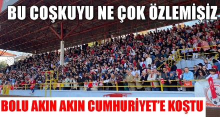 BU COŞKUYU NE ÇOK ÖZLEMİŞİZ