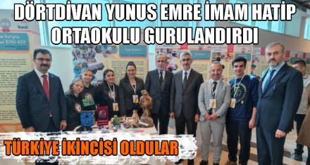DÖRTDİVAN YUNUS EMRE İMAM HATİP ORTAOKULU GURULANDIRDI