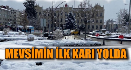 BOLU'YA MEVSİMİN İLK KARI DÜŞECEK