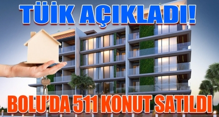 BOLU'DA 511 KONUT SATILDI