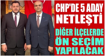CHP'DE SEBEN-GÖYNÜK-GÖKÇESU-TAŞKESTİ ADAYLARI BELLİ OLDU