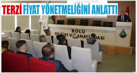 TERZİ FİYAT YÖNETMELİĞİNİ ANLATTI 