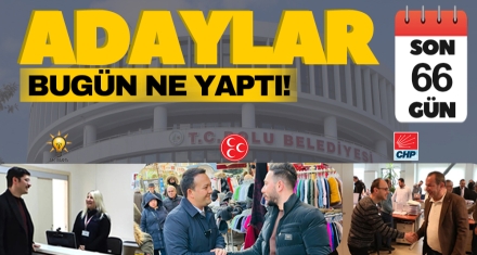 ADAYLAR BUGÜN NE YAPTI!