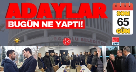 ADAYLAR ÇALIŞIYOR!