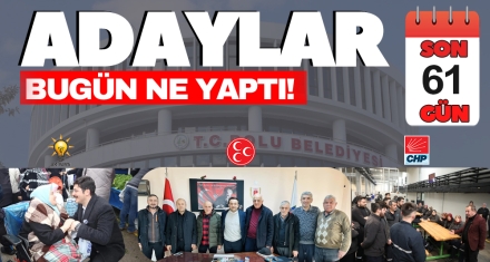 ADAYLAR SIKI ÇALIŞIYOR