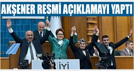 AKŞENER RESMİ AÇIKLAMAYI YAPTI