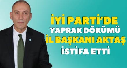 İYİ PARTİ'DE YAPRAK DÖKÜMÜ