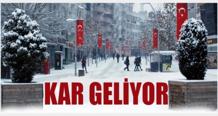 Nihayet kar geliyor!