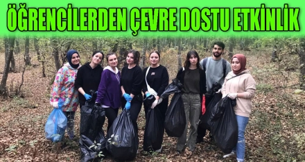 ÖĞRENCİLERDEN ÇEVRE DOSTU ETKİNLİK