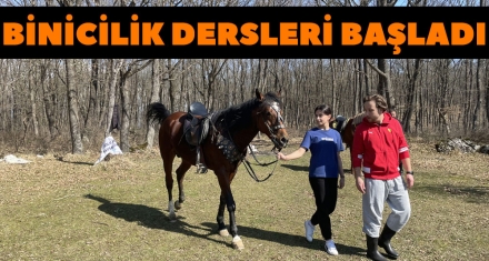 BİNİCİLİK DERSLERİ BAŞLADI