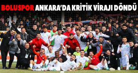 BOLUSPOR PLAY OFF'A GÖZ KIRPIYOR