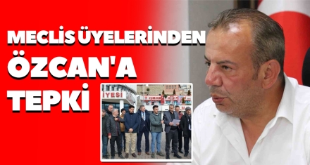 MECLİS ÜYELERİNDEN ÖZCAN'A TEPKİ