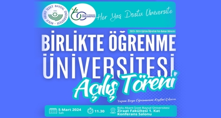 BİRLİKTE ÖĞRENME ÜNİVERSİTESİ AÇILIŞ TÖRENİ