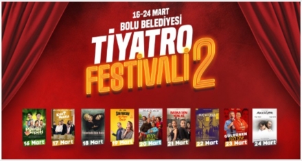Bolu Belediyesi Tiyatro Festivali Başlıyor