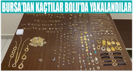 BOLU'DA YAKALANDILAR