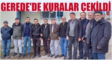 Gerede'de ORKÖY kuraları çekildi 
