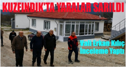 KUZFINDIK'TA YARALAR SARILIRDI 