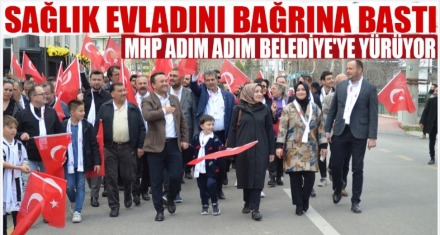 MHP adım adım Belediyeye yürüyor 