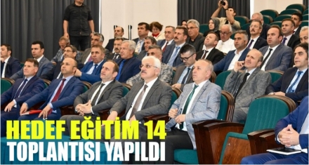 HEDEF EĞİTİM 14 TOPLANTISI YAPILDI 