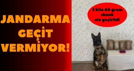 JANDARMA UYUŞTURUCUYA GEÇİT VERMİYOR!