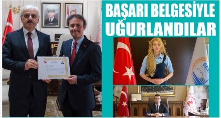 BAŞARI BELGESİYLE UĞURLANDILAR