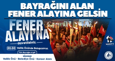 BAYRAĞINI ALAN FENER ALAYINA GELSİN
