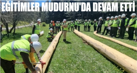 EĞİTİMLER MUDURNU'DA DEVAM ETTİ 