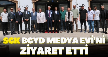 SGK BGYD MEDYA EVİ'Nİ ZİYARET ETTİ
