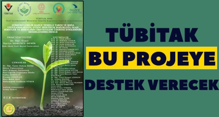 TÜBİTAK BU PROJEYE DESTEK VERECEK