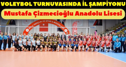 VOLEYBOL TURNUVASINDA İL ŞAMPİYONU BELLİ OLDU