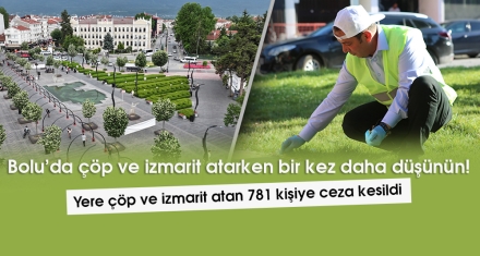 BOLU'DA YERLERE ÇÖP ATARKEN BİR KEZ DAHA DÜŞÜNÜN!