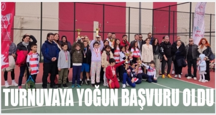 Bolu'nun en prestijli tenis turnuvasına yoğun katılım