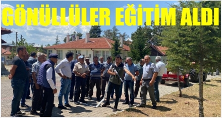 Kıbrıscık'ta eğitim verildi 