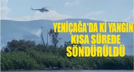 YANGIN KISA SÜREDE SÖNDÜRÜLDÜ
