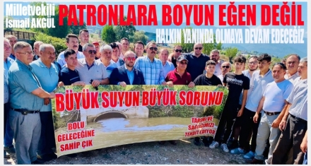 AKGÜL; ‘HALKIN YANINDA OLMAYA DEVAM EDECEĞİZ'