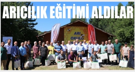 ARICILIK EĞİTİMİ ALDILAR 