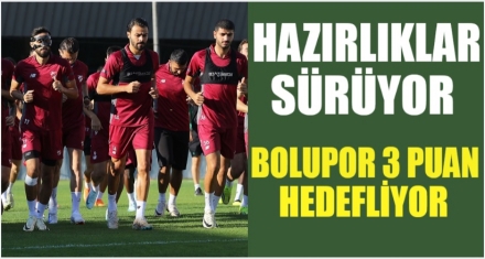 BOLUSPOR'DA YÜZLER GÜLÜYOR 