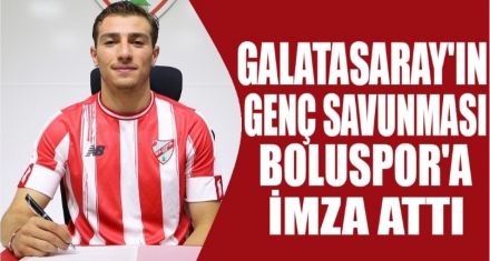 GENÇ SAVUNMACI İMZAYI ATTI 