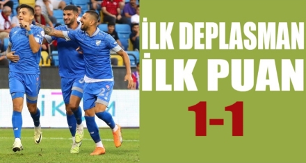 İLK PUANIMIZI ALDIK