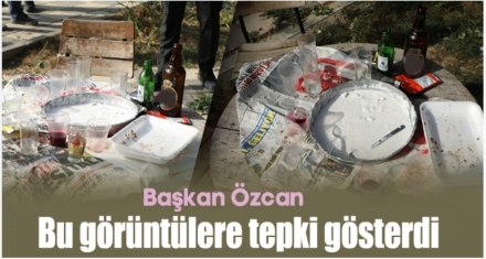 Başkan Özcan tepki gösterdi