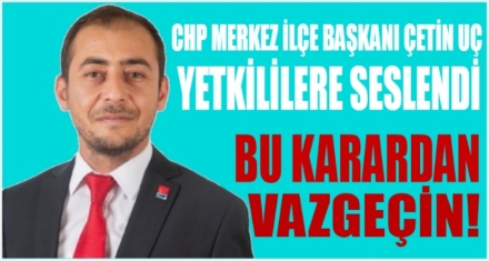 ÇETİN UÇ; OKUL SERVİSLERİNİ KALDIRMAYIN