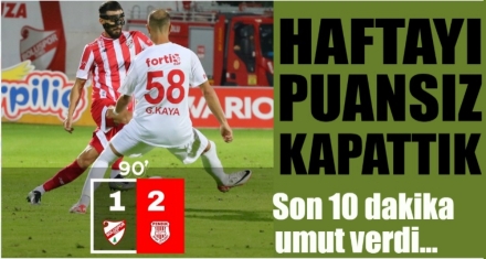 Son çaba yeterli olmadı