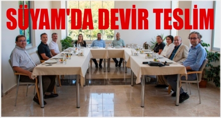 SÜYAM'da devir teslim töreni