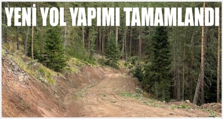 YENİ YOL YAPIMI TAMAMLANDI