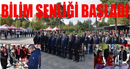 BİLİM ŞENLİĞİ BAŞLADI