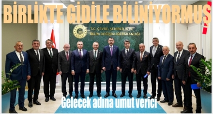 BİRLİKTE GİDİLE BİLİNİYORMUŞ!