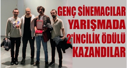Bolu'dan Genç Sinemacılar ikincilik ödülü kazandı