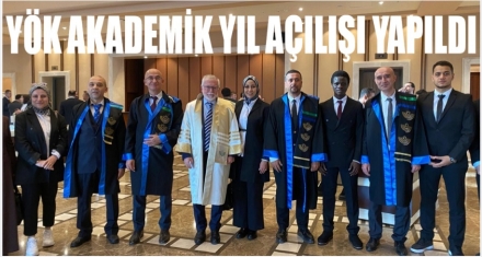 Rektör Alişarlı, YÖK Akademik Yıl açılışına katıldı